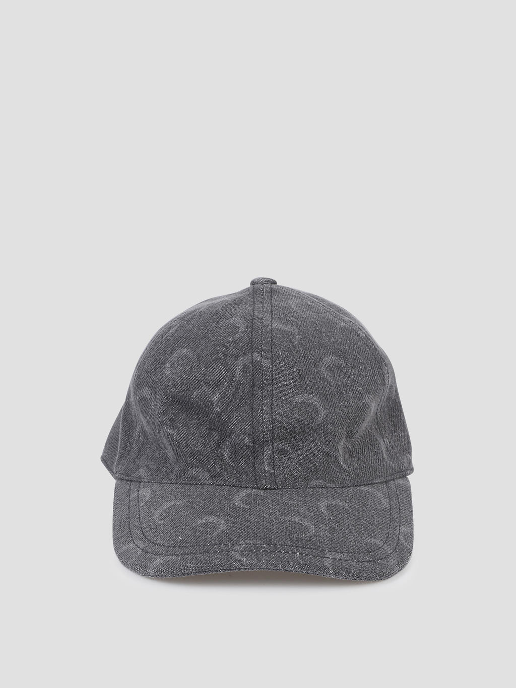 Moon laser denim baseball cap