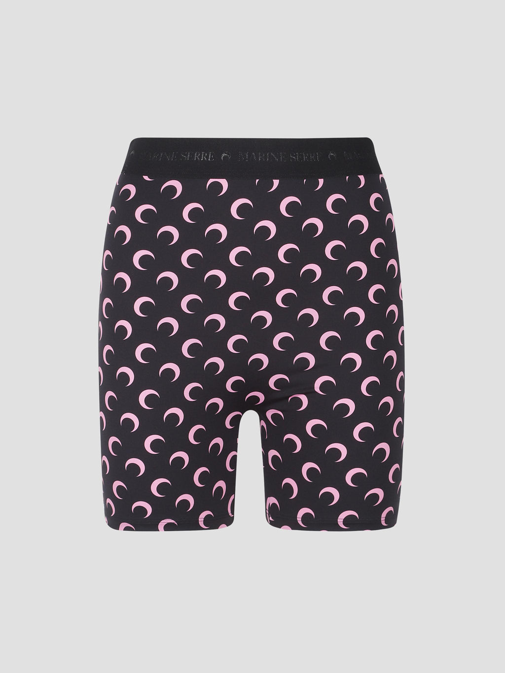 Moon printed biker shorts