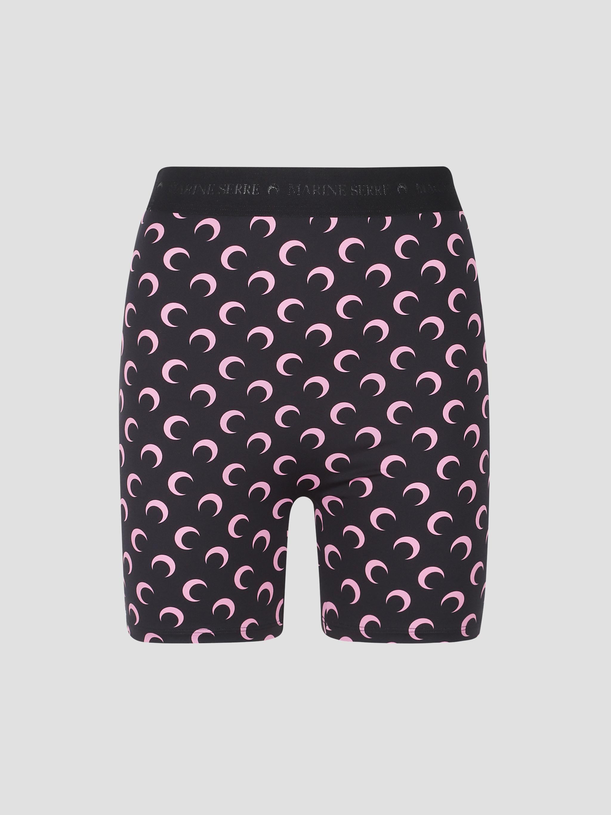 Moon printed biker shorts