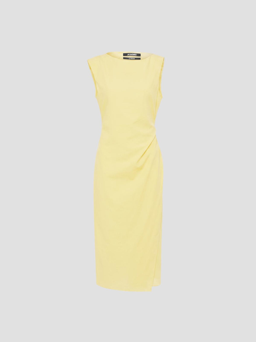 Jacquemus La robe drap in yellow