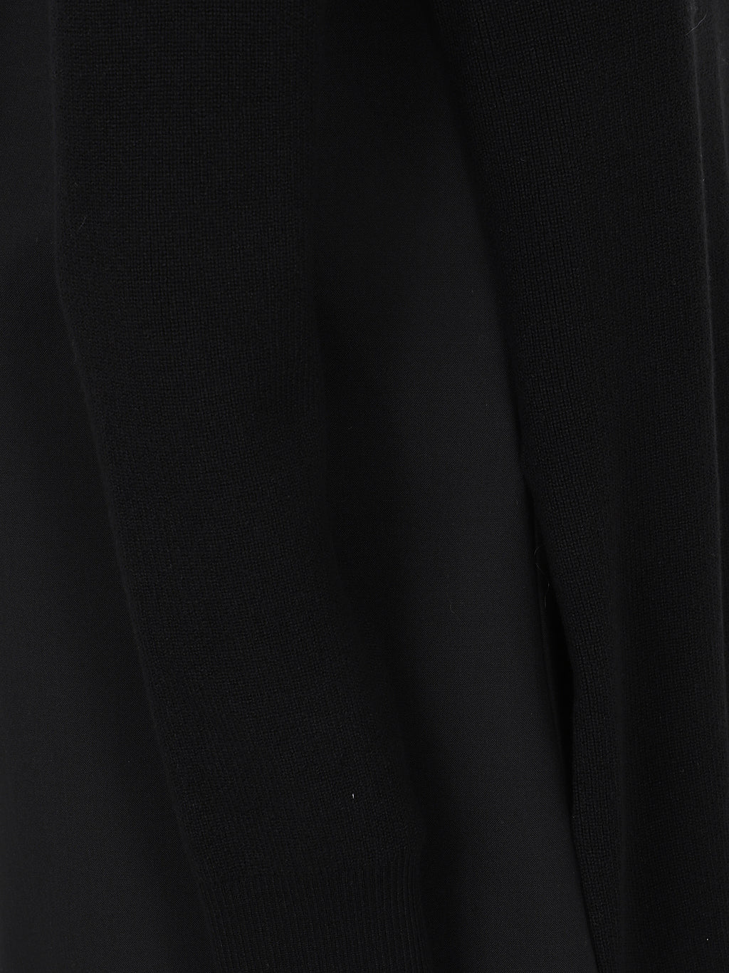 Suiting mix knit dress