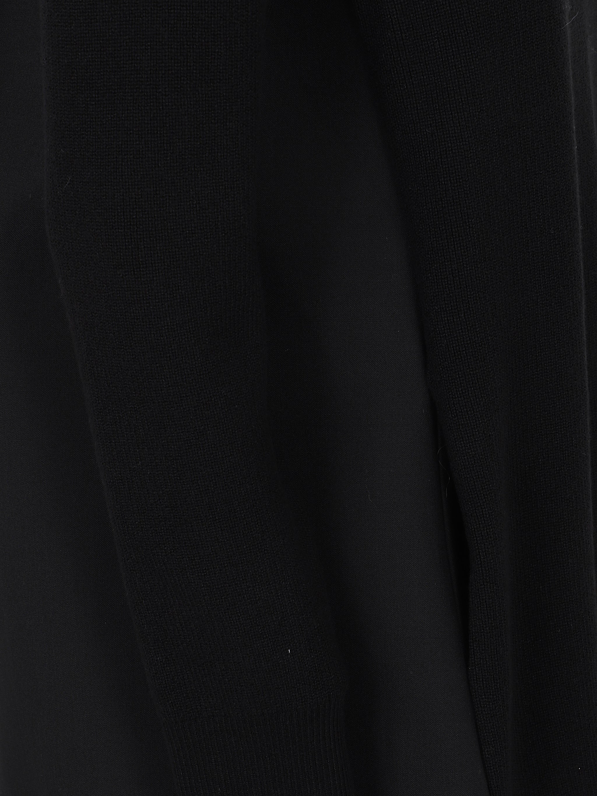 Suiting mix knit dress