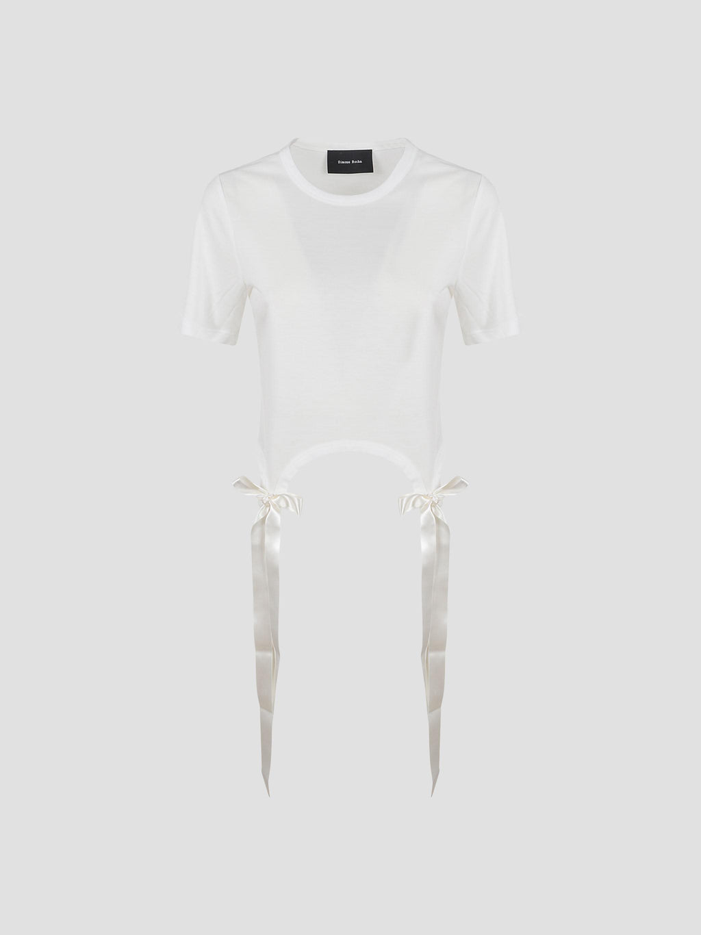 Easy short sleeve t-shirt w/ bow tails