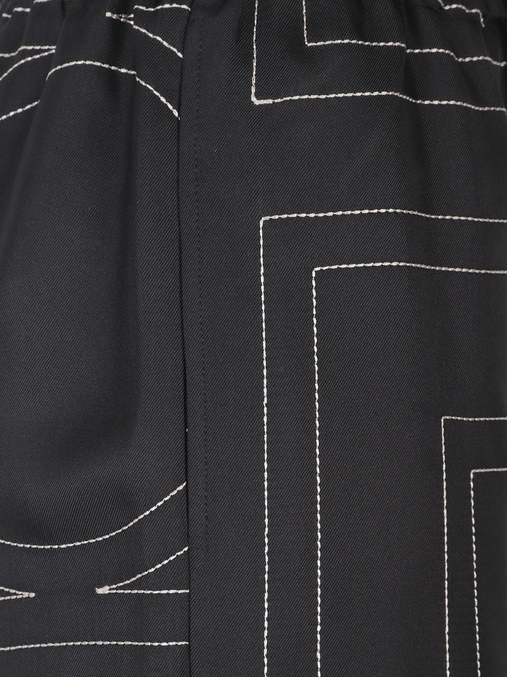 Monogram silk pj bottoms