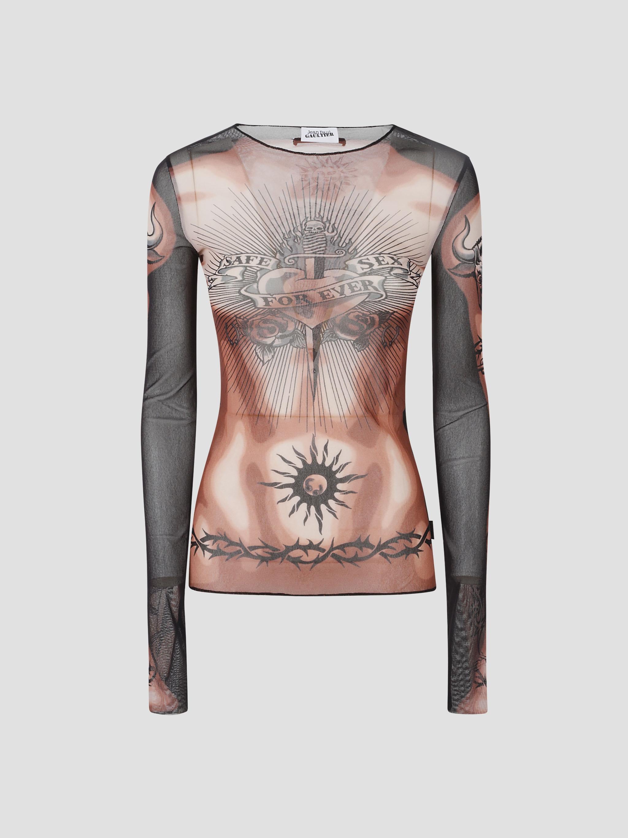 Re-edition the safe sex tattoo top