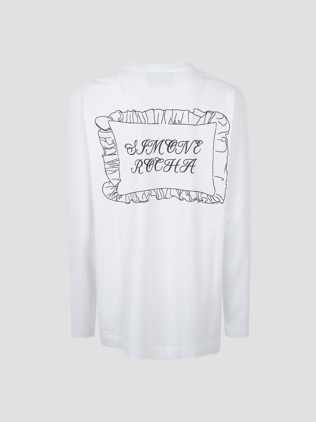 Pillowcase logo print long sleeve t-shirt