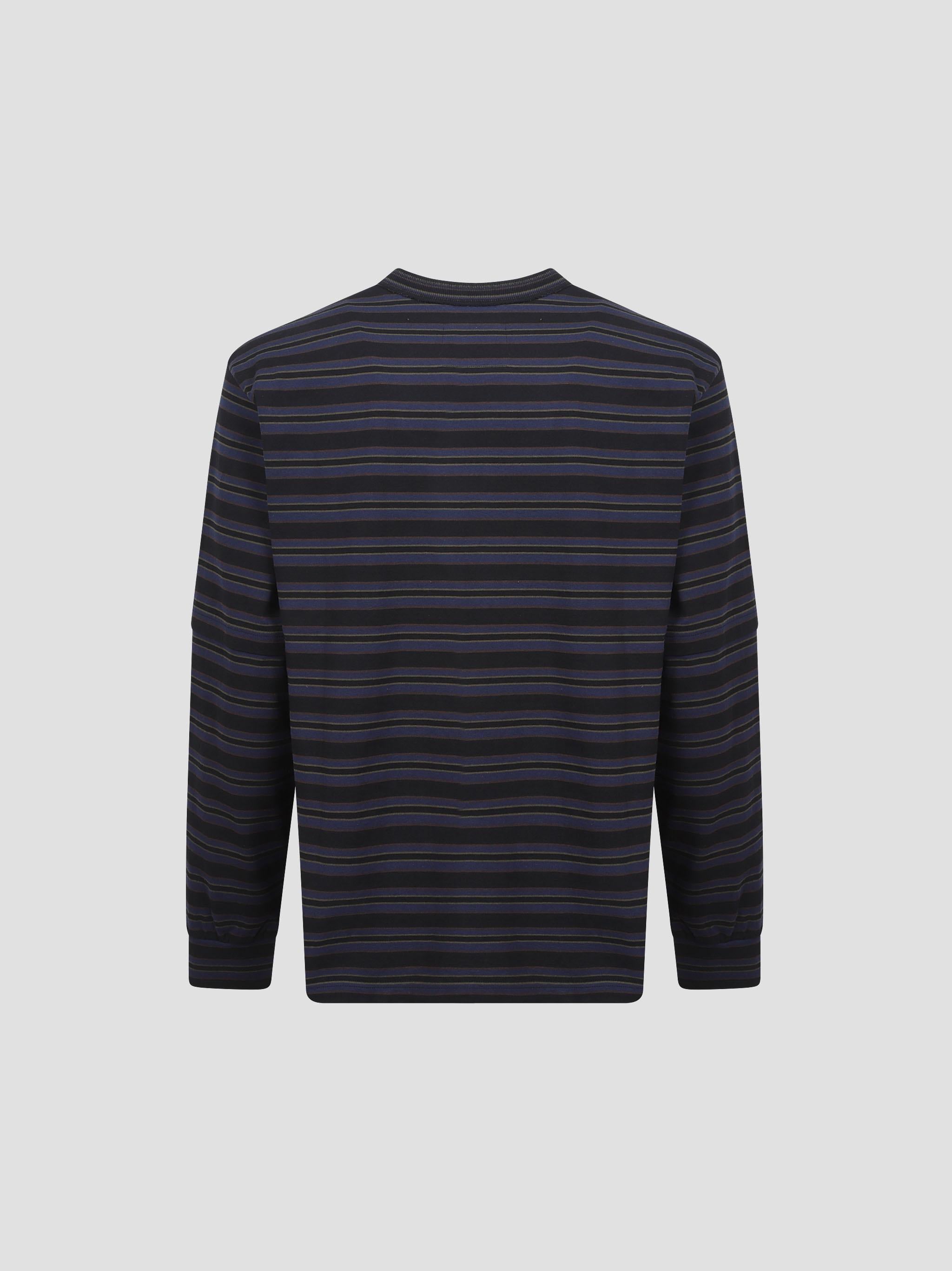 Horizontal stripe l/s t-shirt