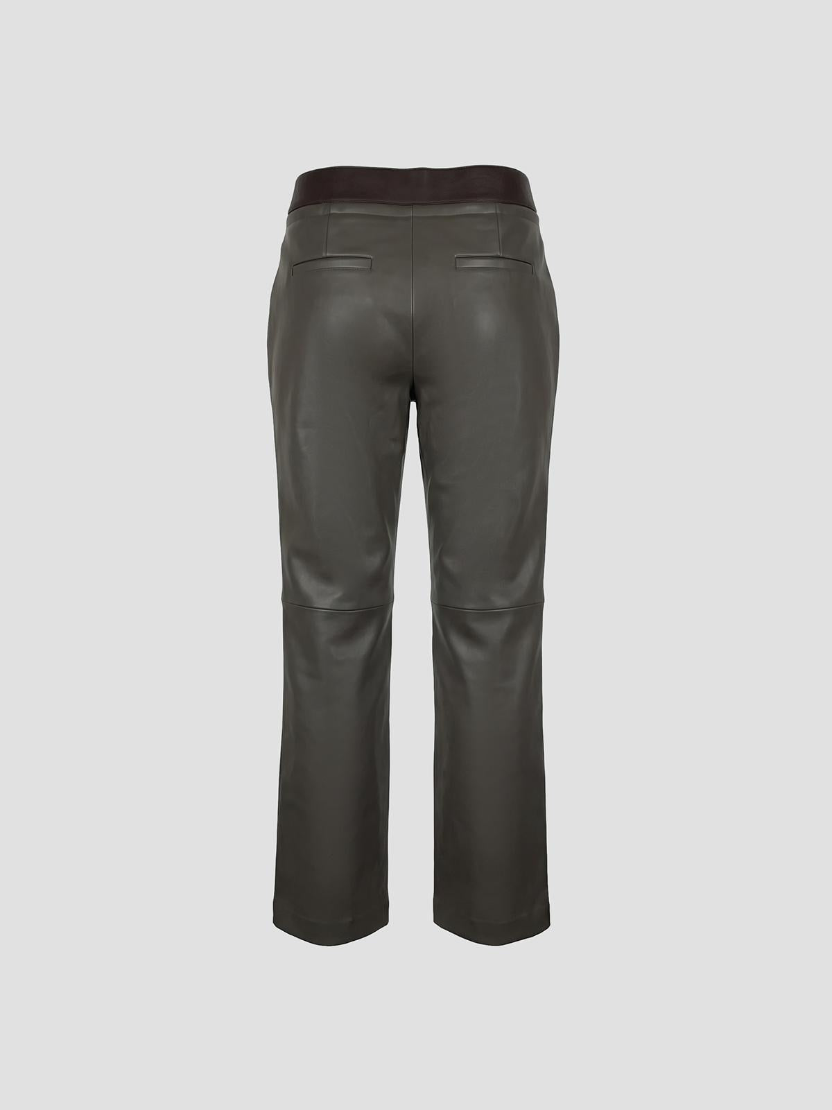 Rali - zipped leather pants