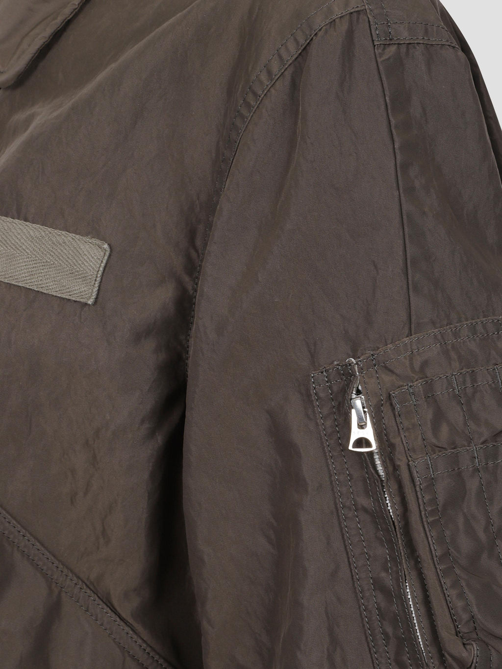Treated nylon twill blouson