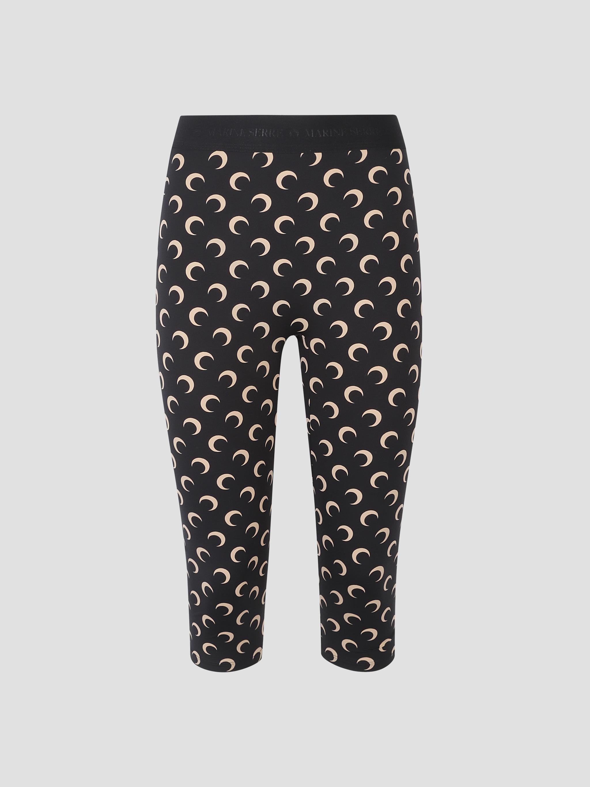 Moon printed capri pants