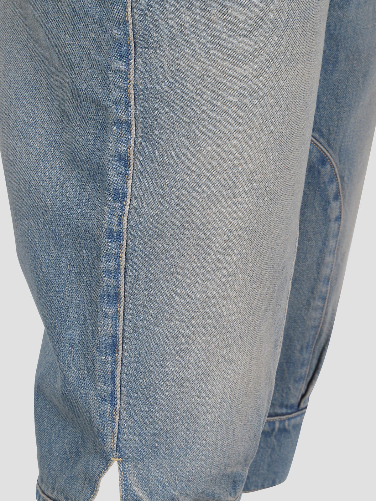 Bici washed-denim shorts