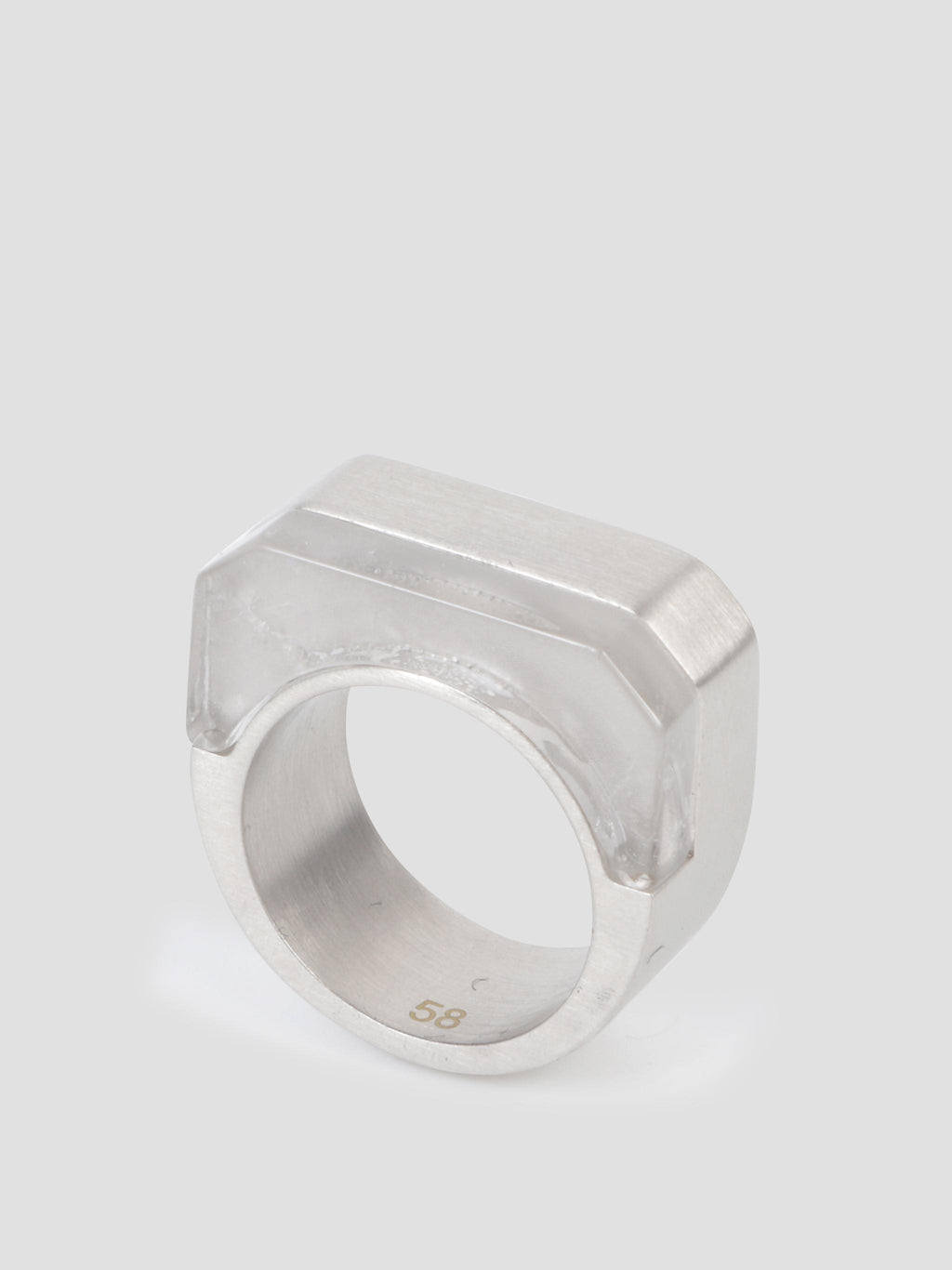 Double crystal hollywood ring