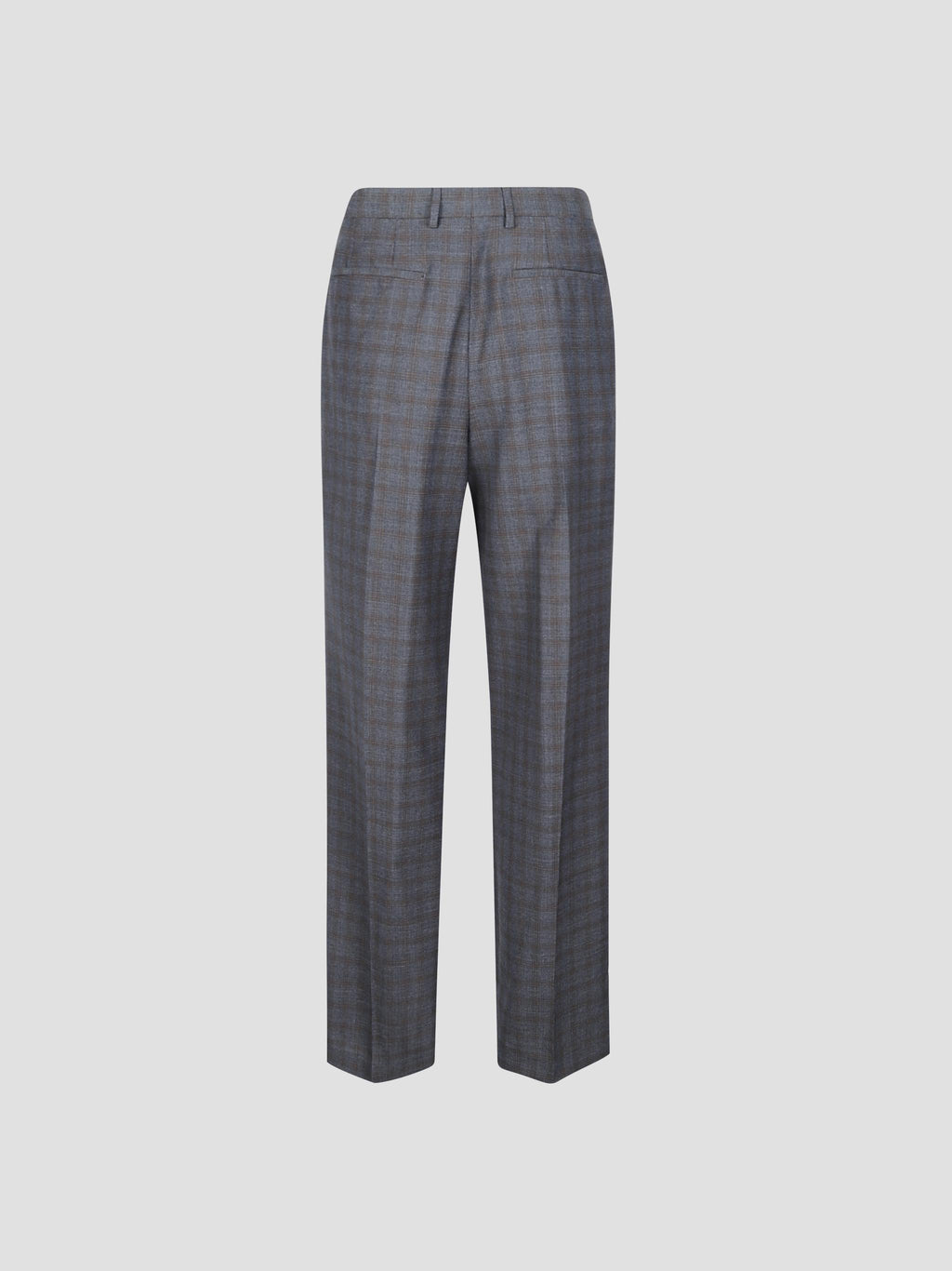 Panrom checked wool trousers