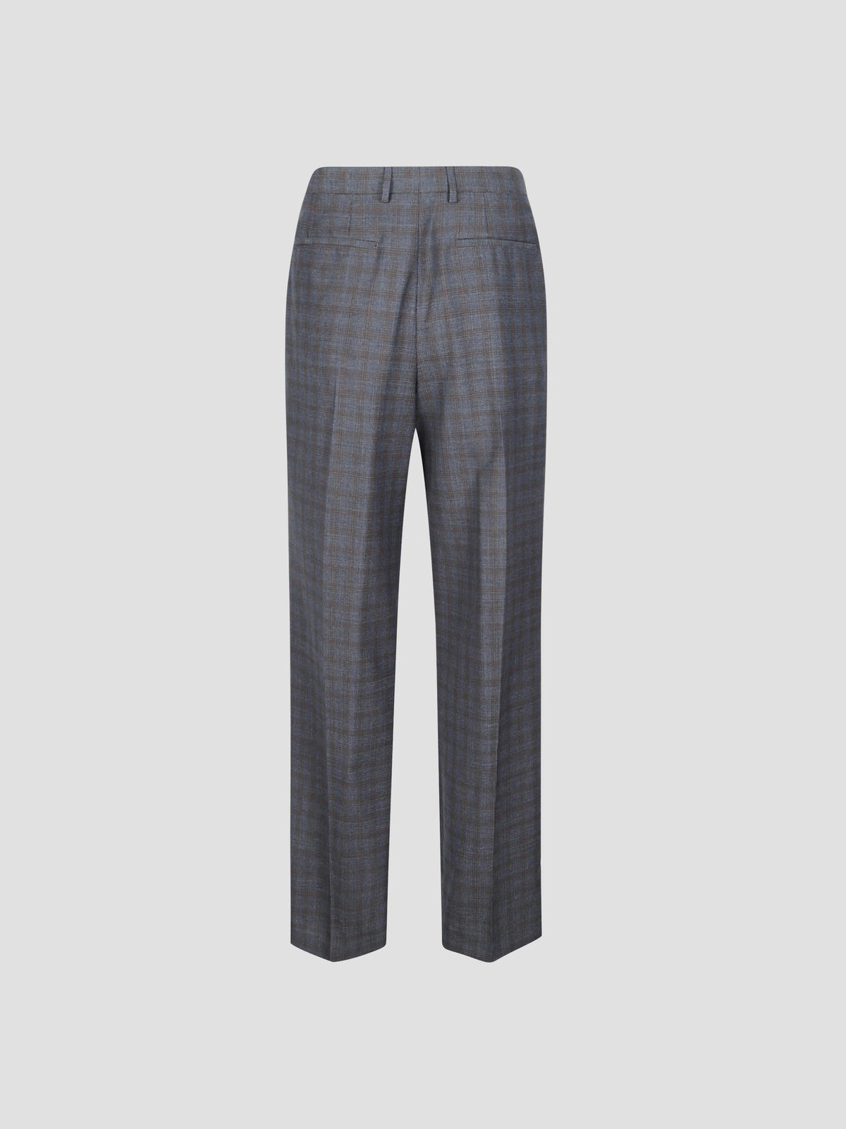 Panrom checked wool trousers