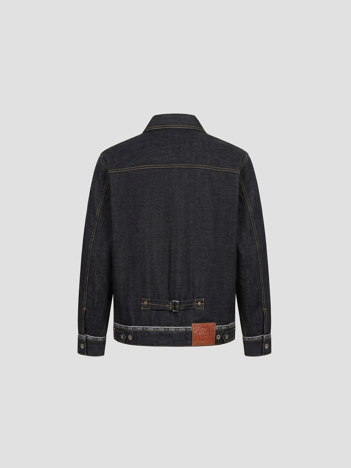 Ht logo selvedge denim jacket