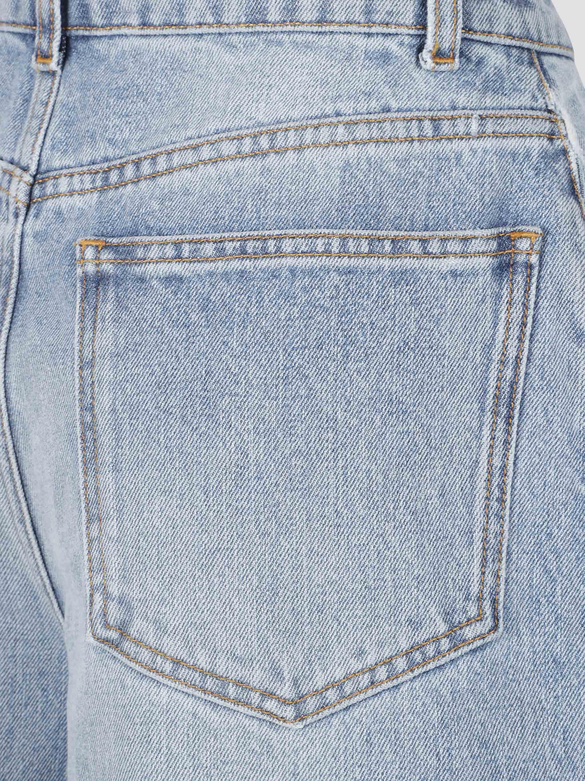 Fransje sculptural denim trousers