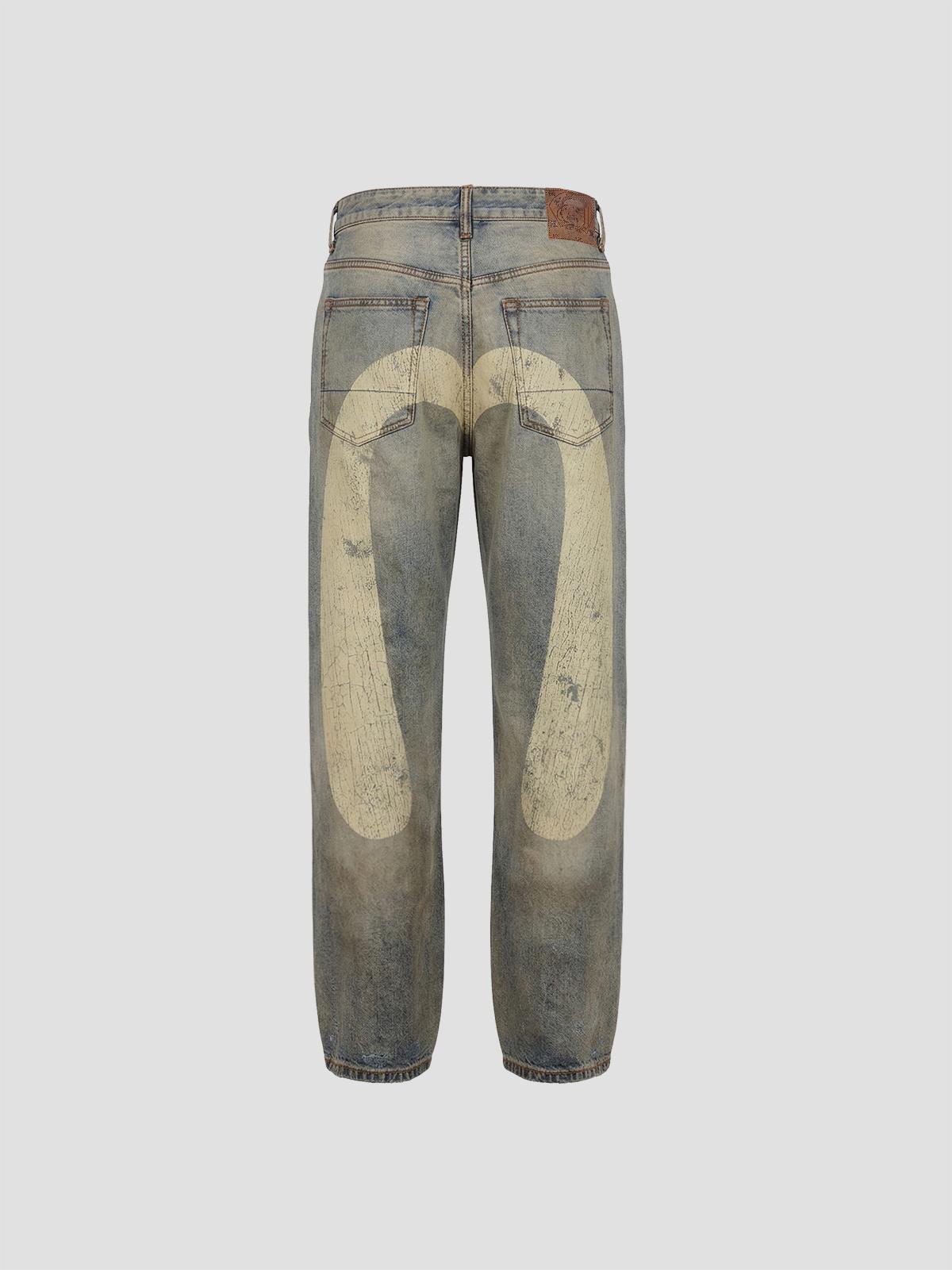Ej bleached distressed 5p jeans