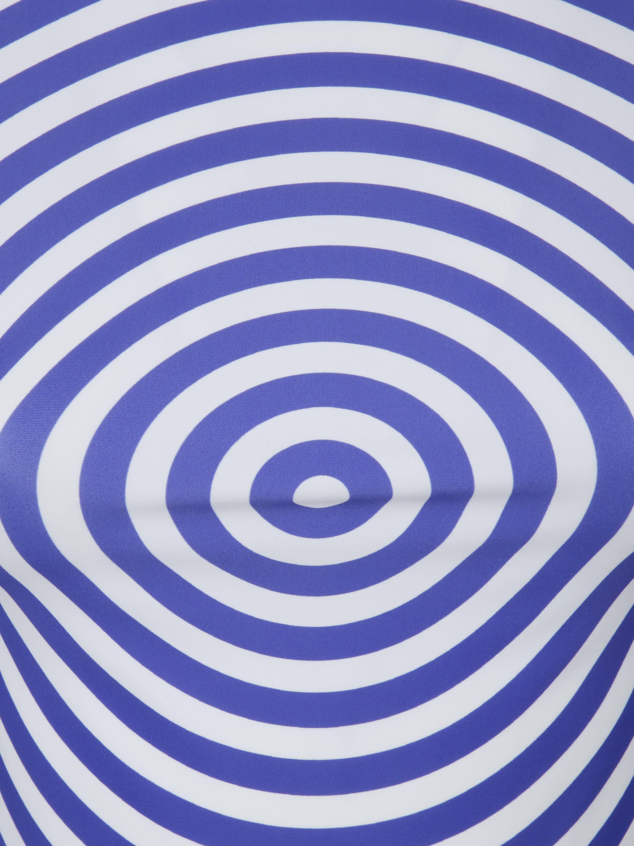 Jersey lycra crewneck top printed "target"