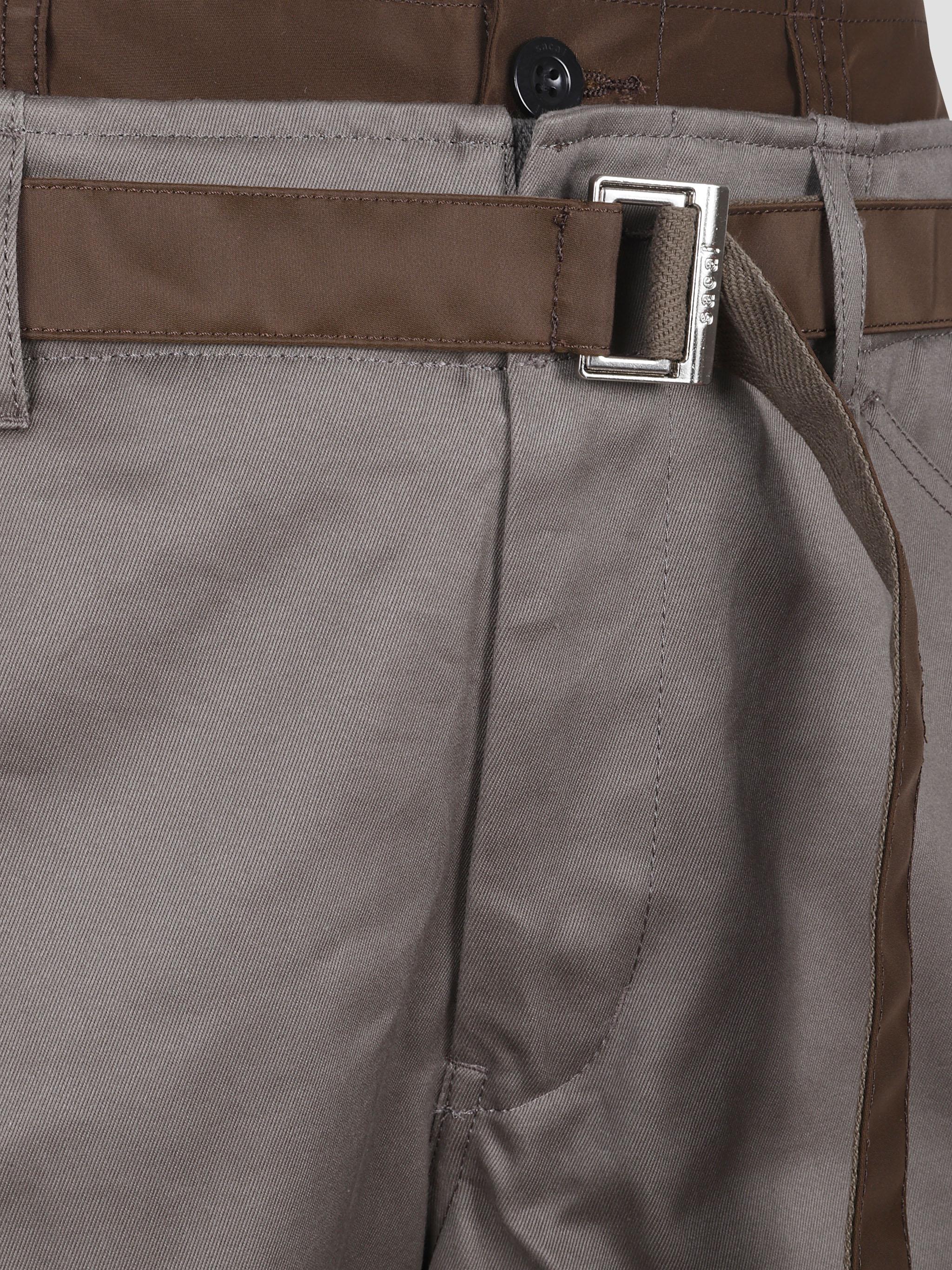 Cotton chino x nylon twill pants