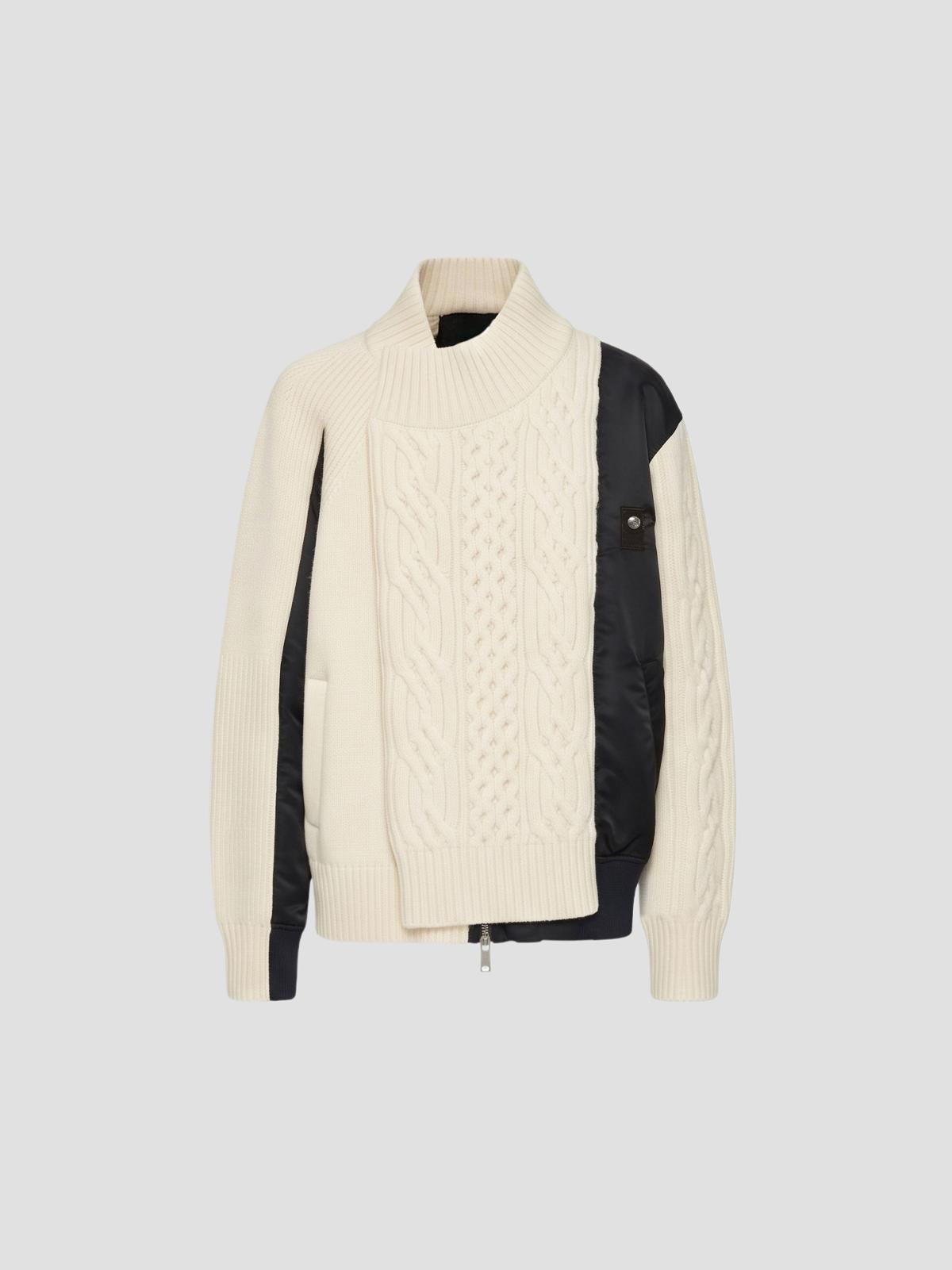 Nylon twill  blouson