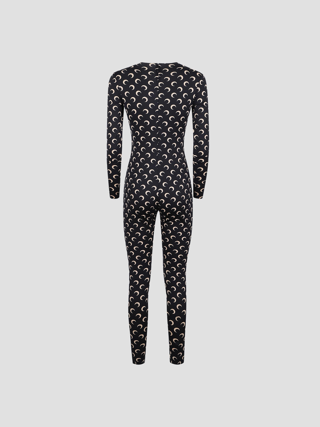 Moon printed jersey catsuit
