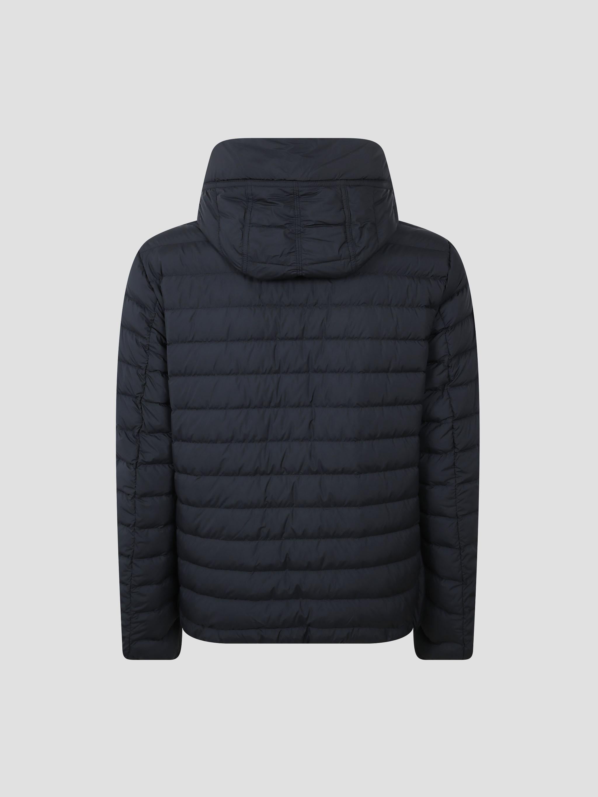Last minute hooded down jacket