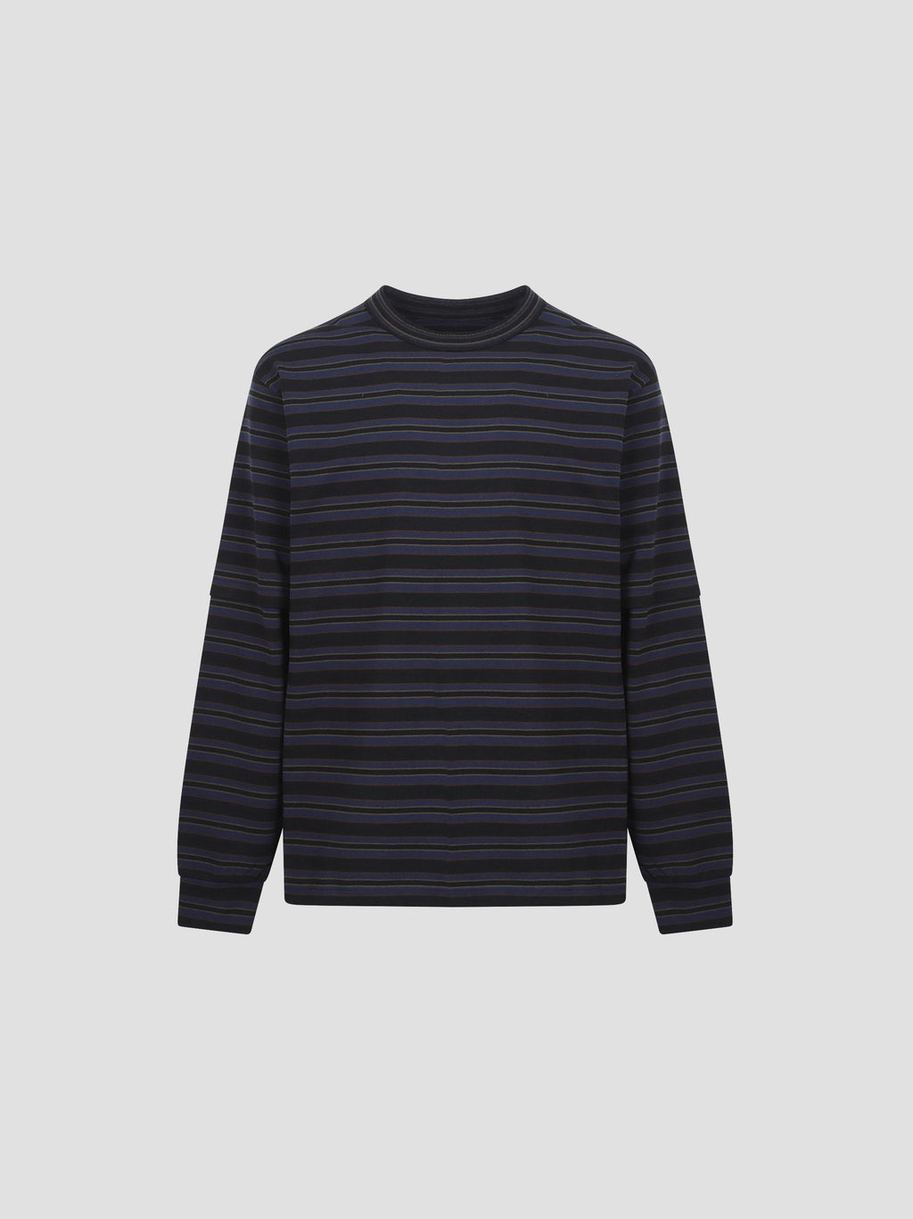 Horizontal stripe l/s t-shirt