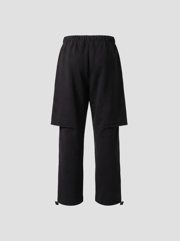 Cotton jersey pants black