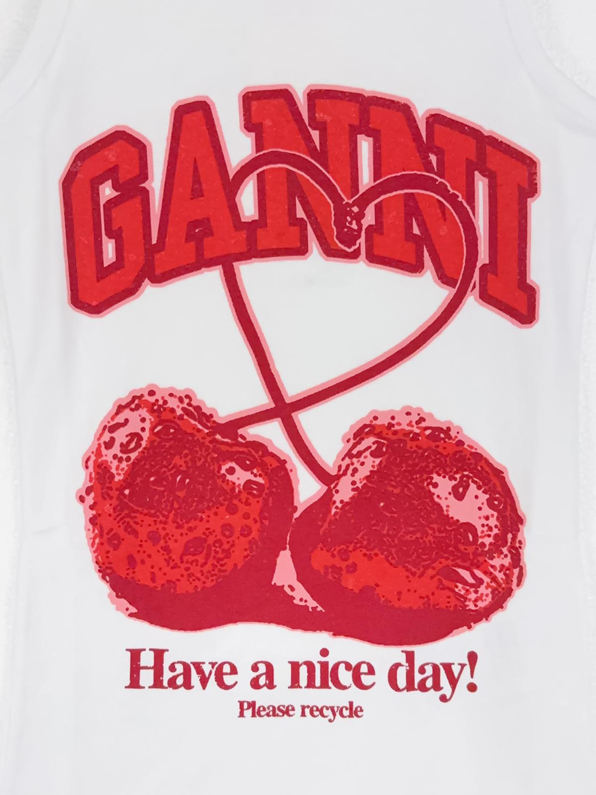 Cherry logo tank top