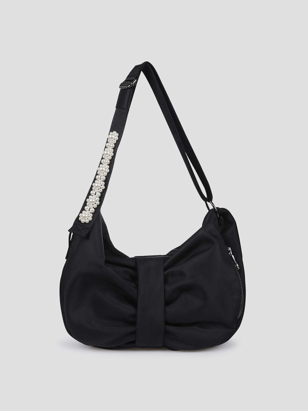 Sling bow bag w/ emb