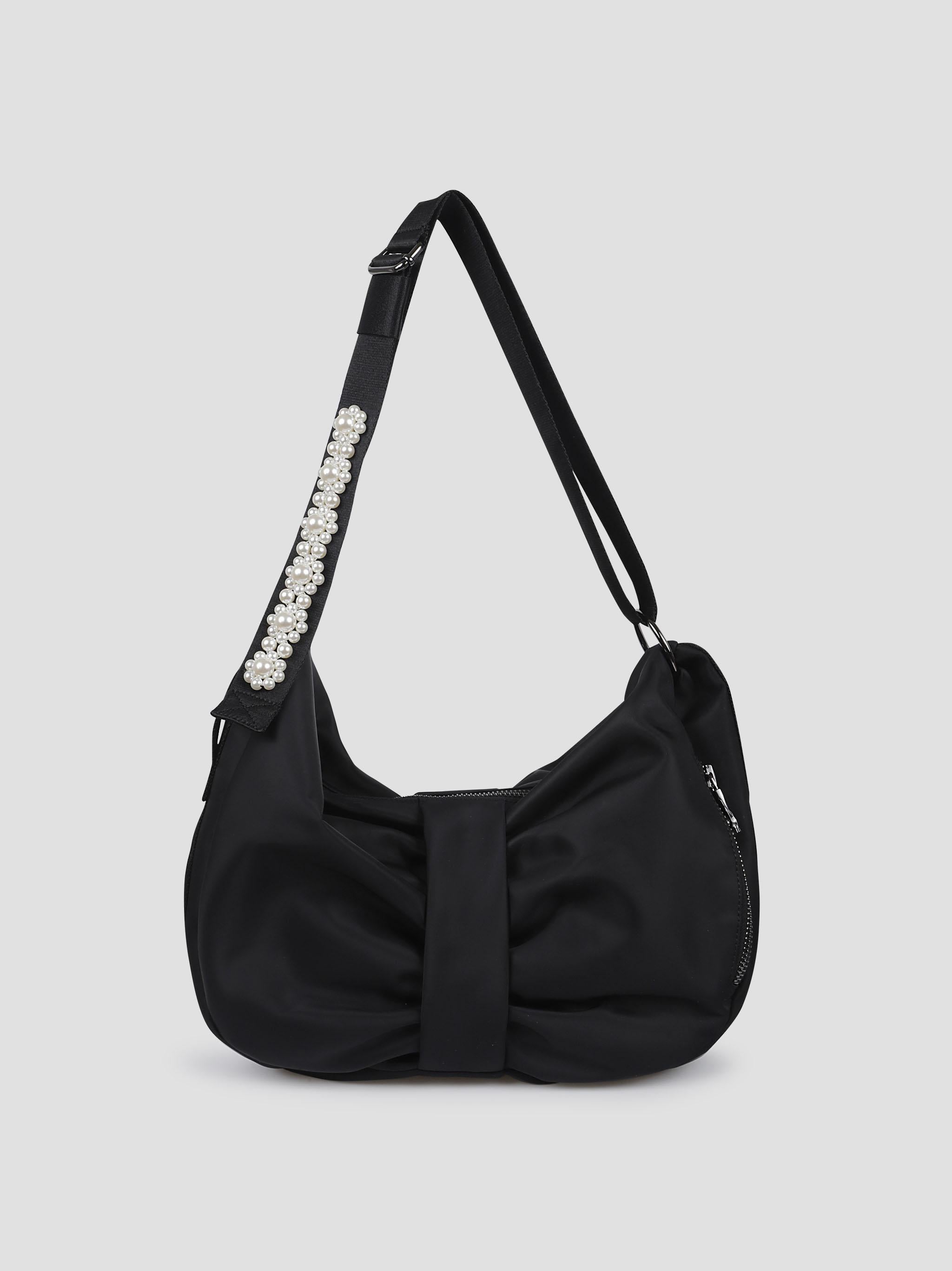 Sling bow bag w/ emb