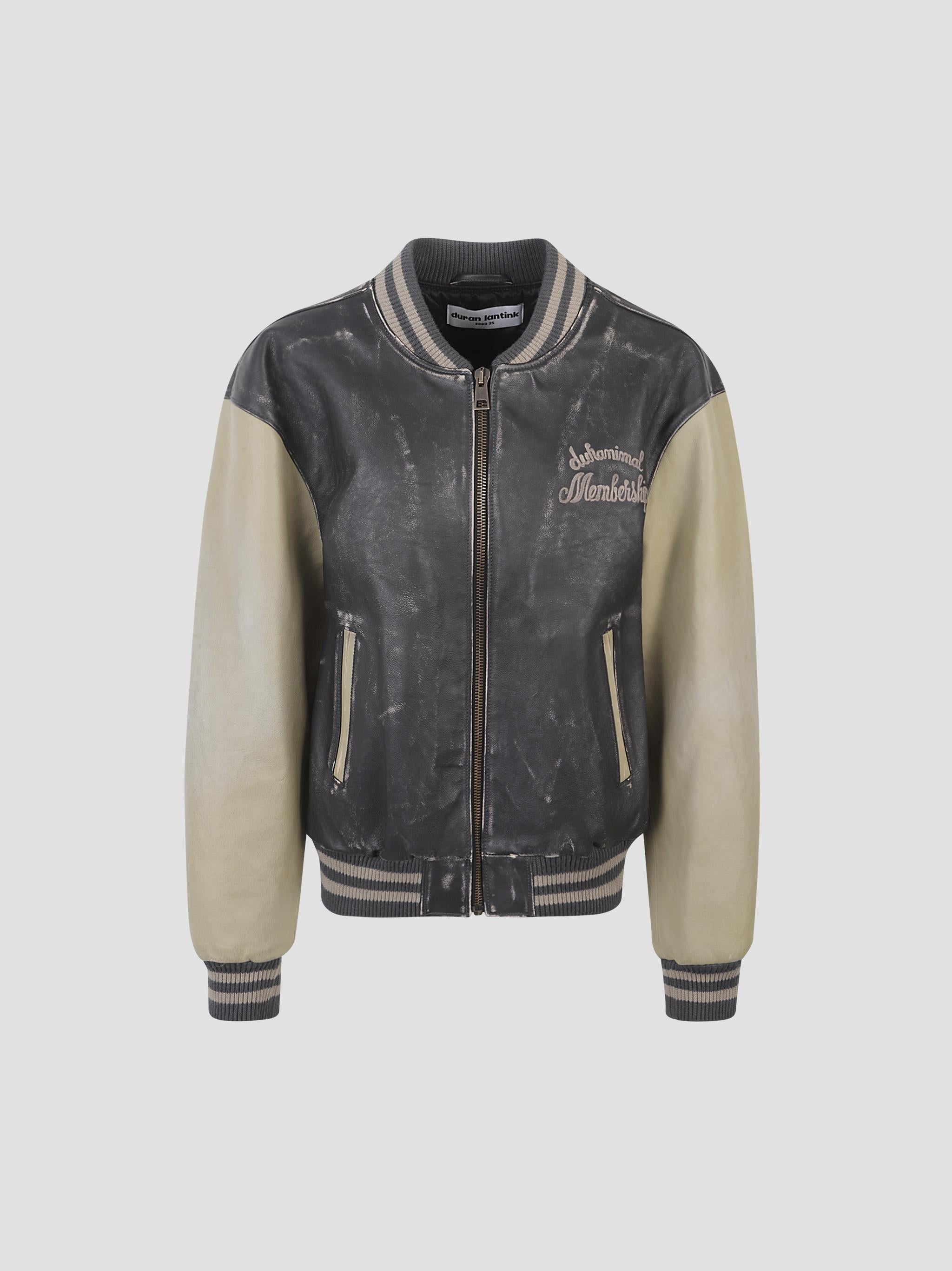 Duranimal leather bomber