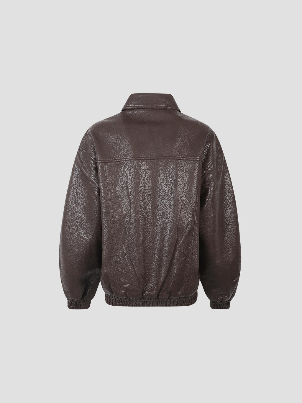 Prescott grained faux leather jacket