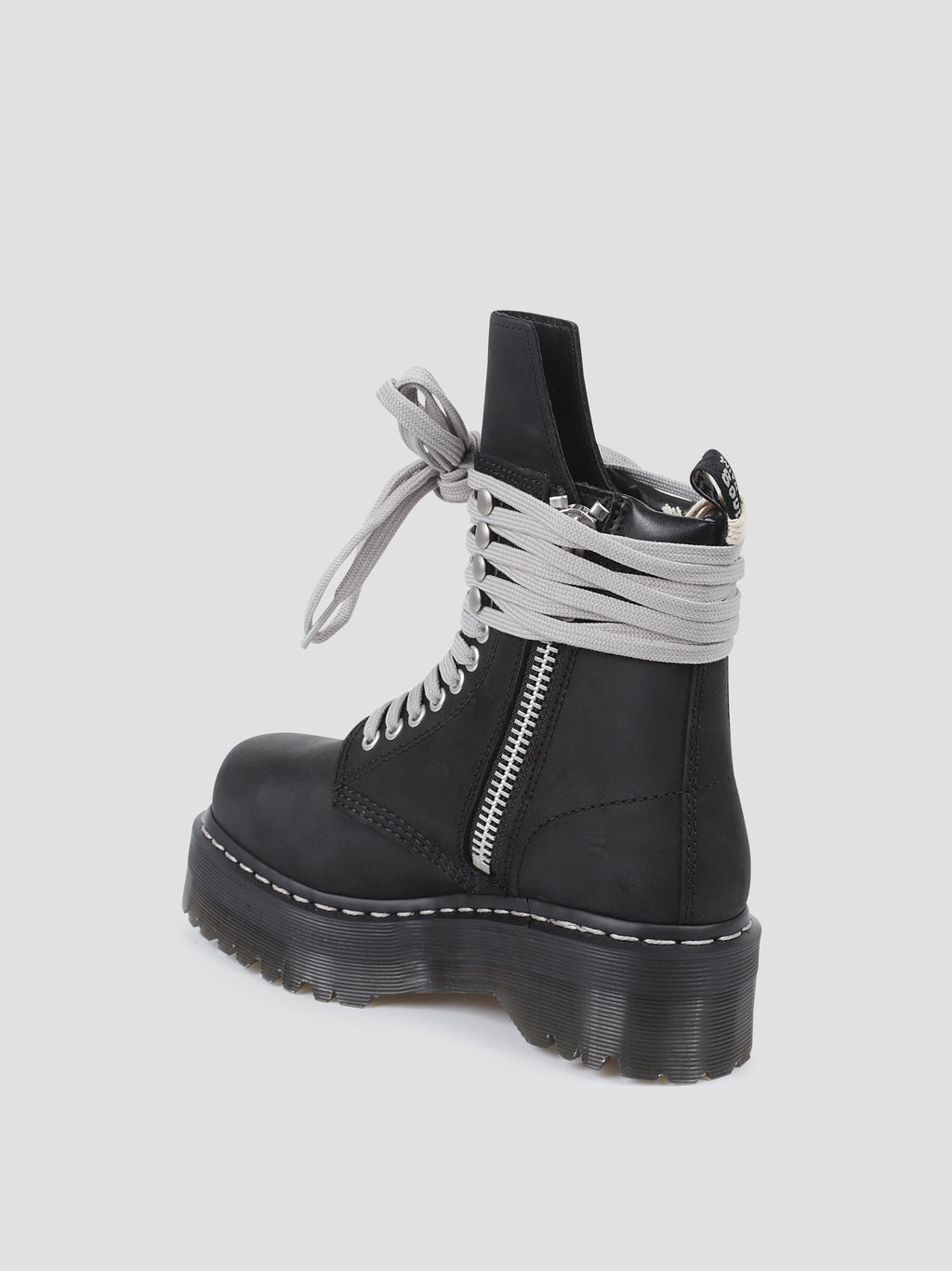 Rick owens dr martens quad sole steel toe boot