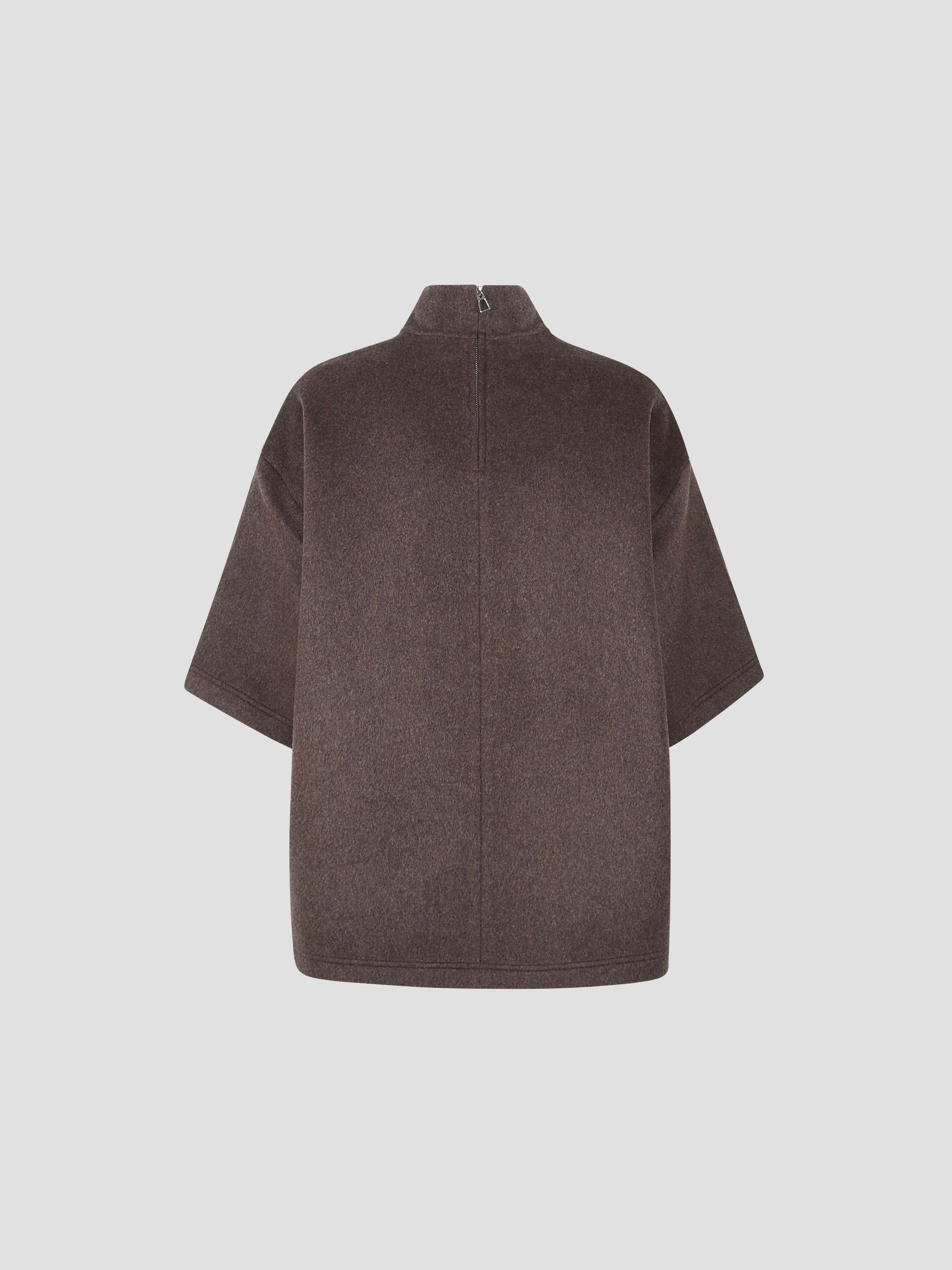 Delancey mock neck wool top