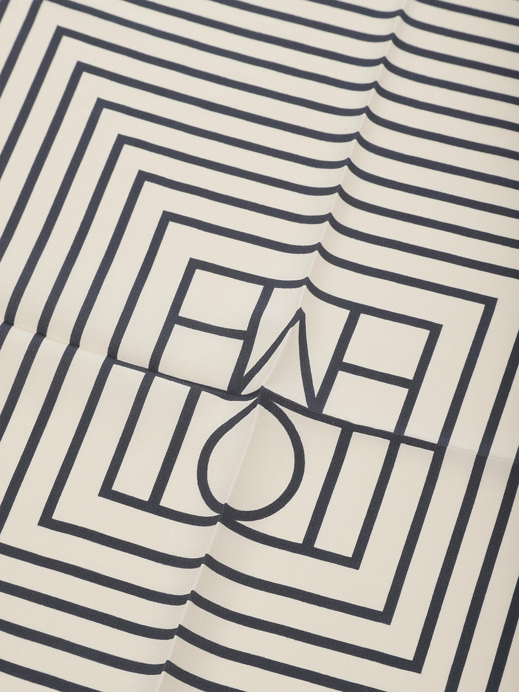 Signature monogram scarf