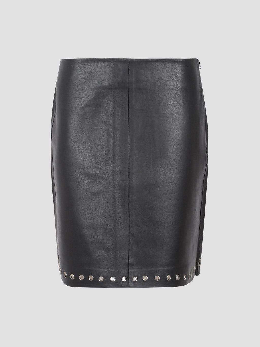 Eyelets midi skirt
