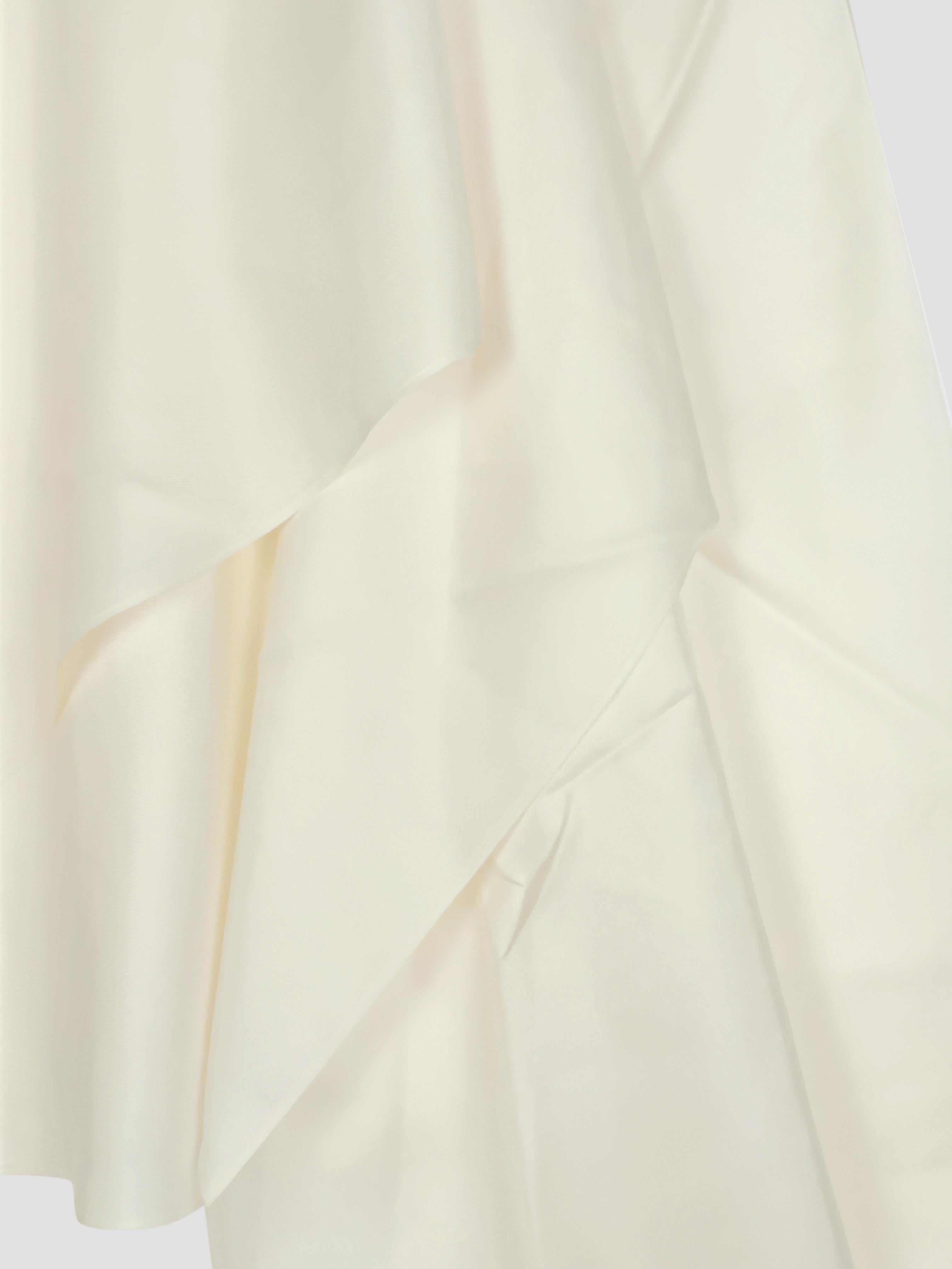 Silk foulard top