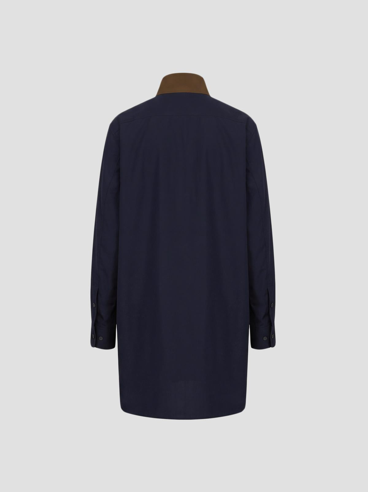 Suiting crepe shirt