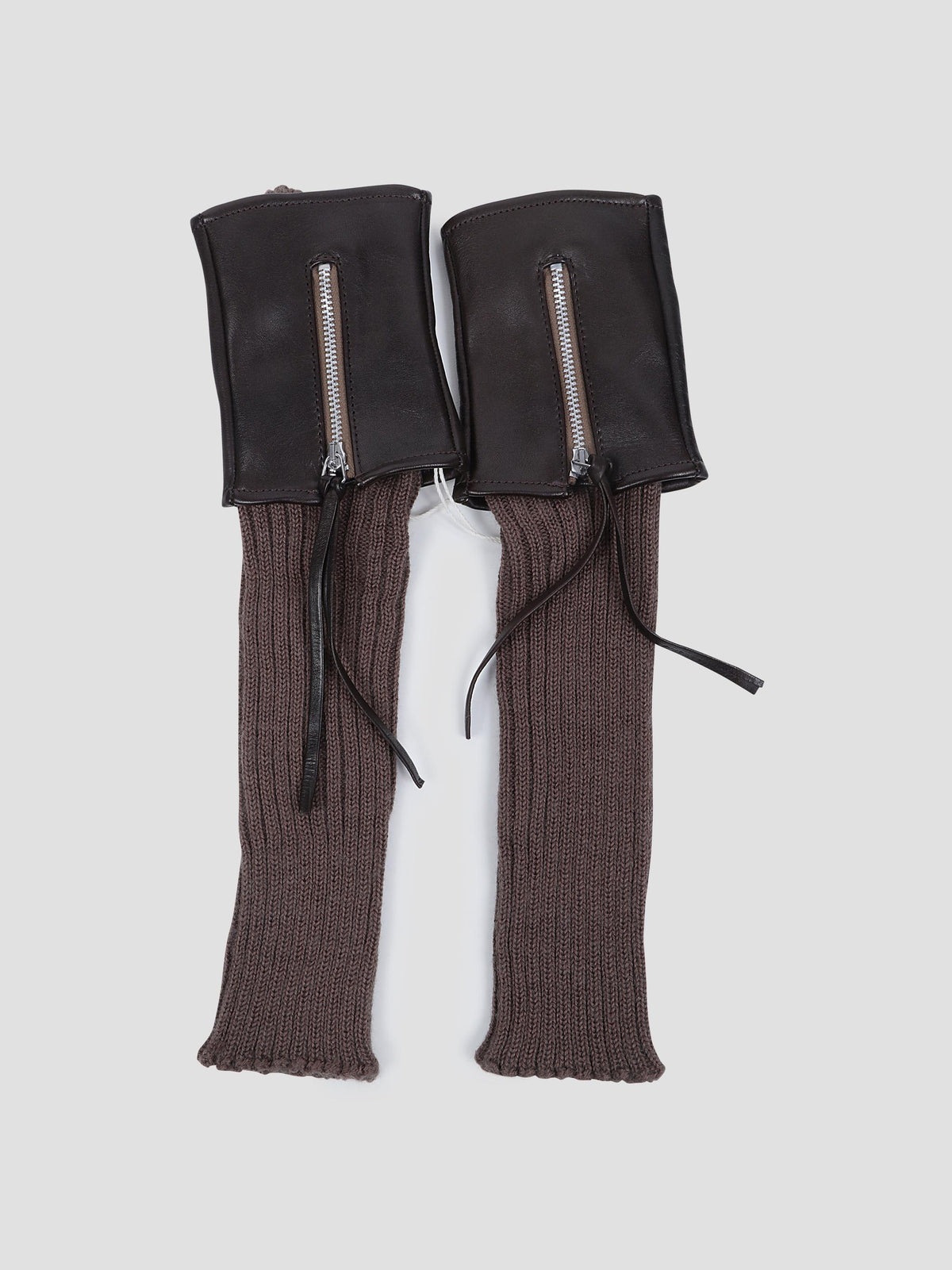 Nappa leather wrist warmers