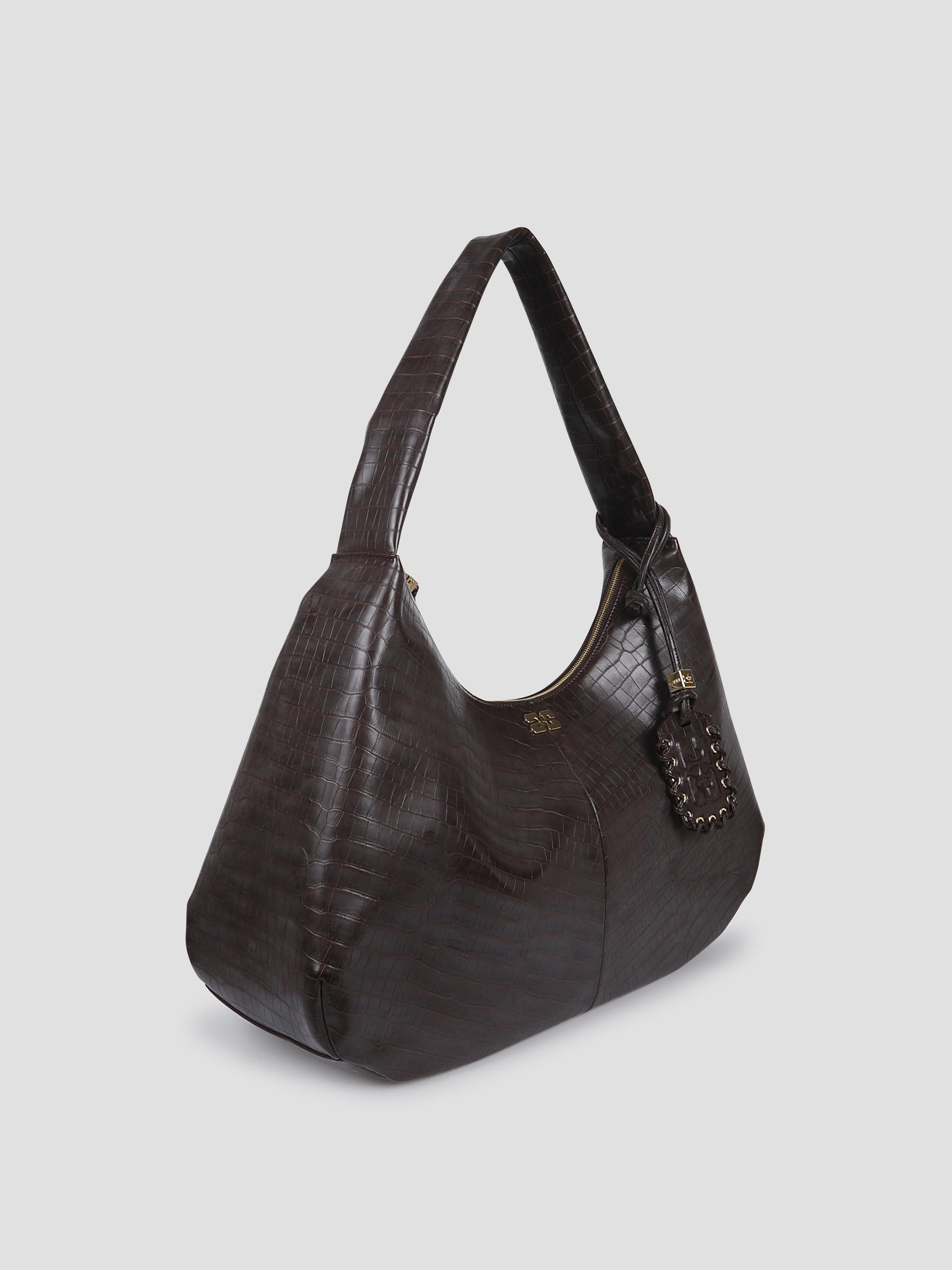 Ganni bou bag hobo xxl croco