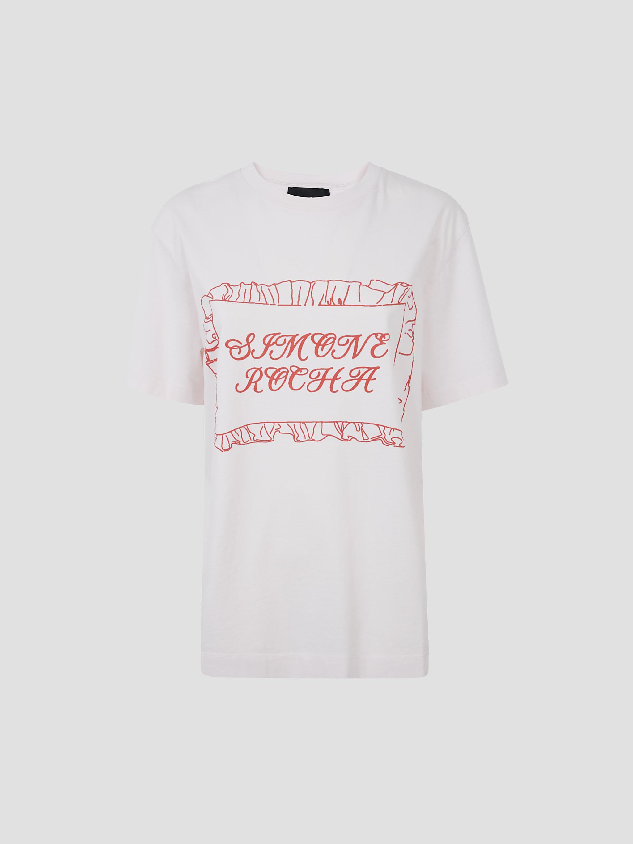 Pillowcase logo print t-shirt