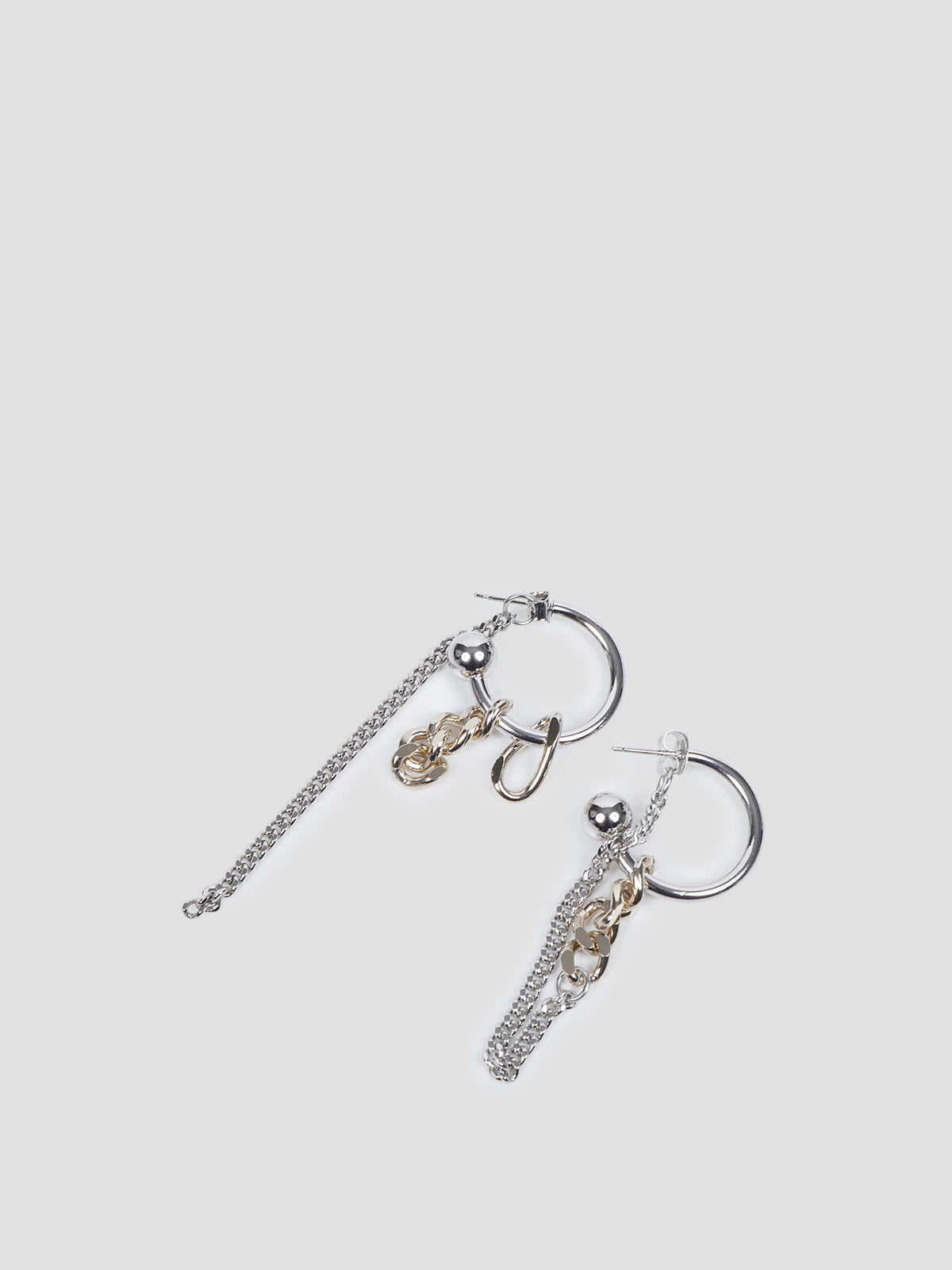 Jena mixed-chain earrings
