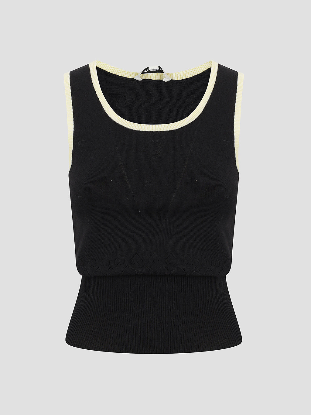 Contrast trim vest
