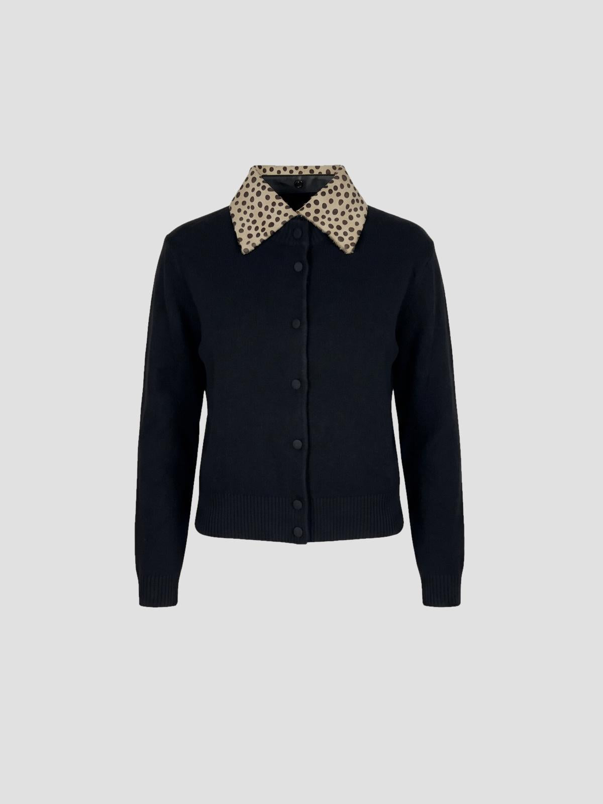 Collar cardigan