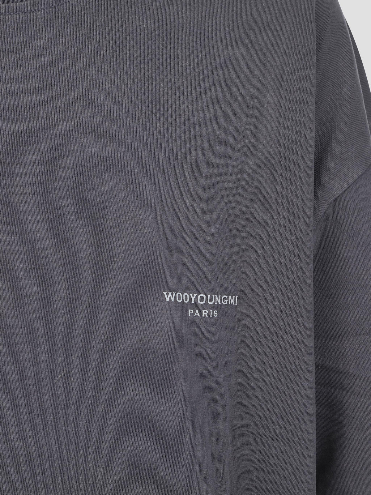 Washed logo cotton t-shirt