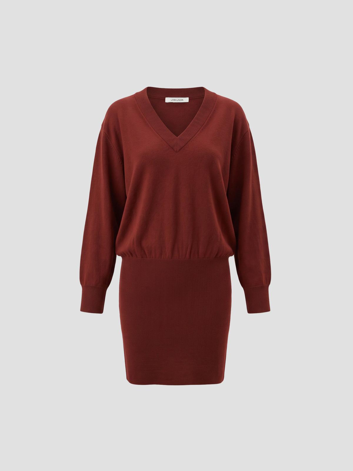 November - v-neck dress