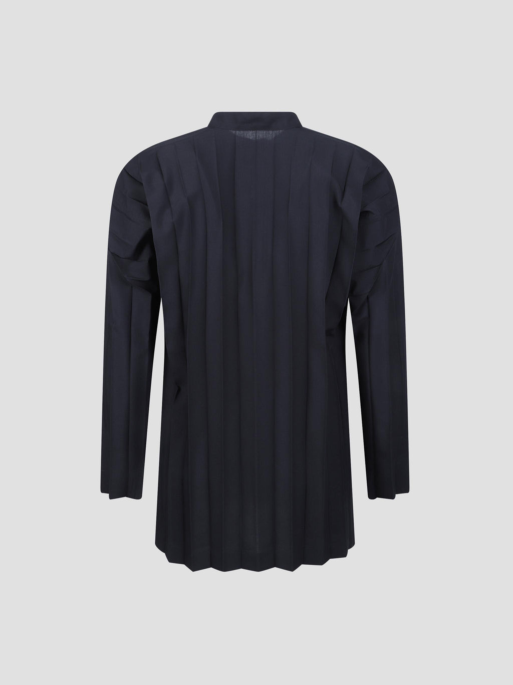 Edge shirt pleated shirt