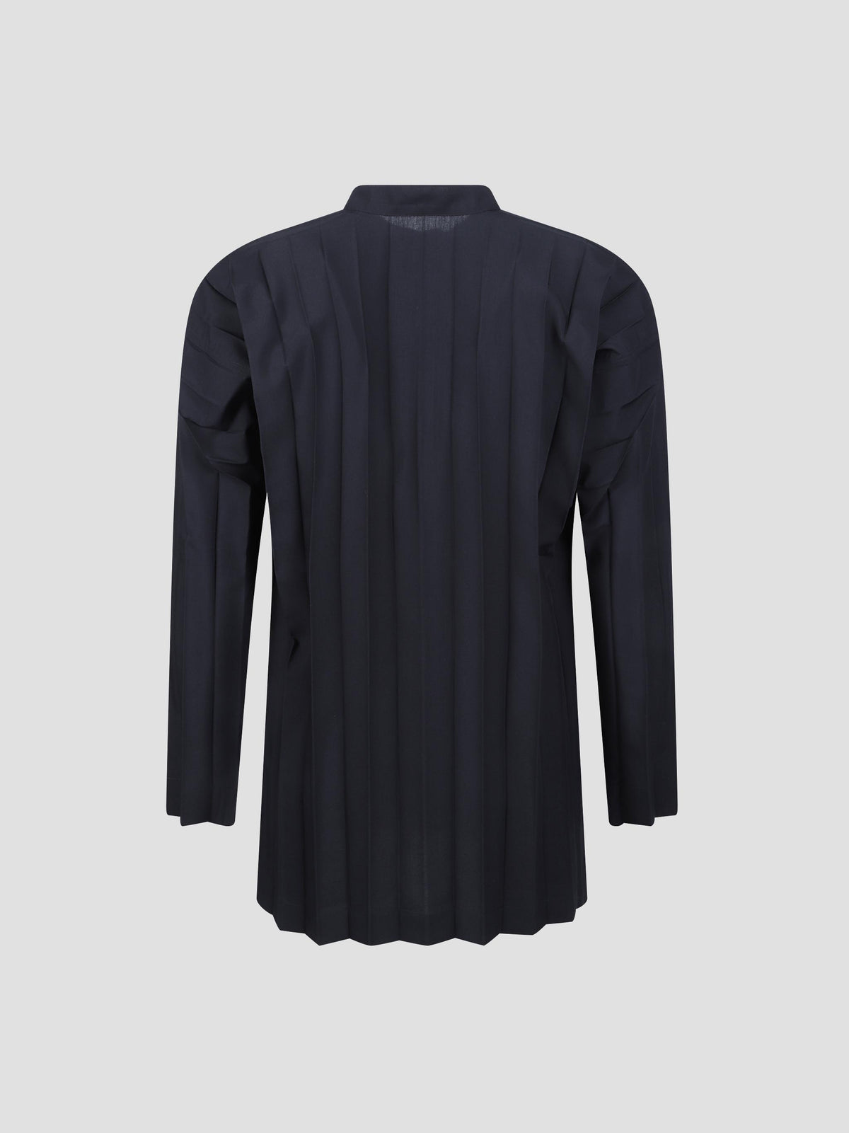 Edge shirt pleated shirt