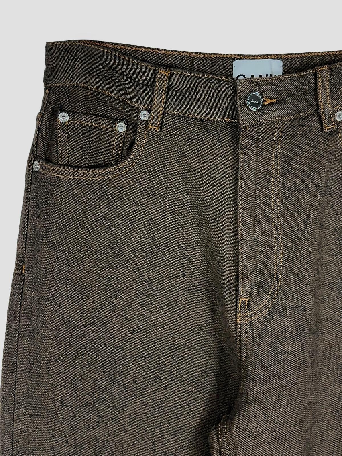 Neppy denim lari jeans